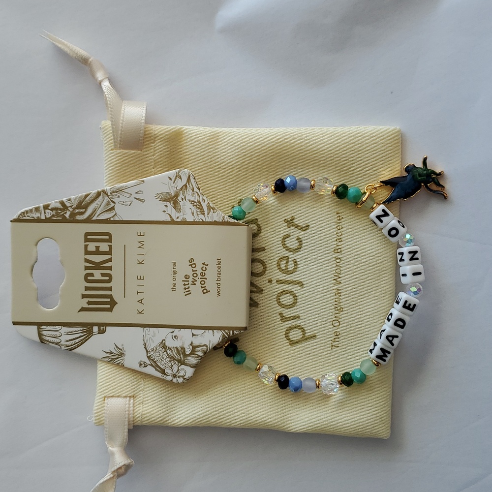 Made In Oz Flying Monkey Wicked X Katie Kime Little Words Project Braclet